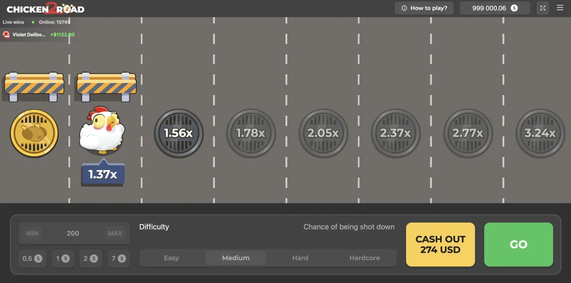 Chicken Road 2 Slot von InOut Games – Hero Banner
